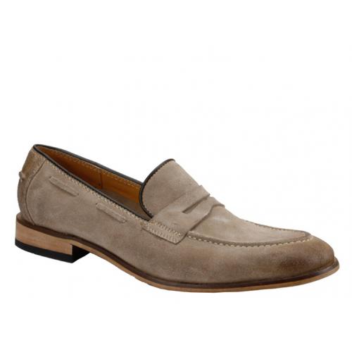 Giorgio Brutini "Orsonell" Beige Suede Loafer Shoes 24937